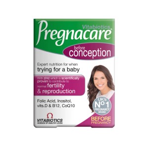 مکمل گیاهی پرگناکر کانسپشن قبل از بارداری ویتابیوتیکس Vitabiotics Pregnacare Conception