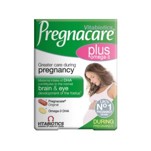 مکمل پرگناکر پلاس با امگا 3 ویتابیوتیکس Vitabiotics Pregnacare Plus