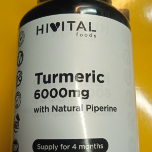 مکمل گیاهی زردچوبه دوز 6000 میلی گرم