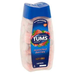 جویدنی ۱۰۰۰ میل ضد اسید و سوزش معده برند tums تامز