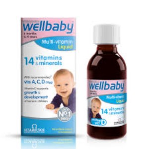 شربت مولتی ویتامین کودکان ویتابیوتیکس Vitabiotics Wellbaby Multivitamin Liquid