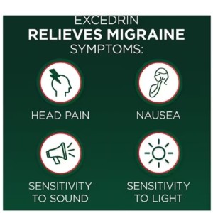 مکمل ضد سردرد میگرنی اکسدرین 300 عددی Excedrin Migraine Relief