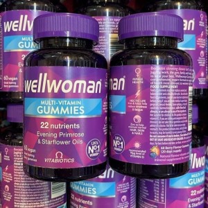 پاستیل مولتی ویتامین ول وومن ویتابیوتیکس بانوان 60 عددی اصل | Vitabiotics Wellwoman