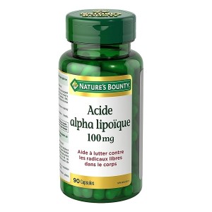 مکمل آلفا لیپوئیک اسید نیچرز بونتی Nature’s Bounty ALA 100mg تعداد 90 عددی