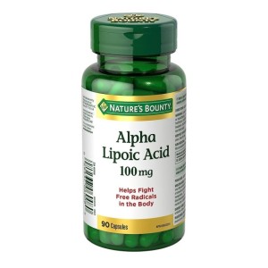 مکمل آلفا لیپوئیک اسید نیچرز بونتی Nature’s Bounty ALA 100mg تعداد 90 عددی