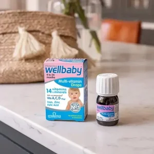 قطره مولتی ویتامین ول بیبی Wellbaby ساخت انگلیس
