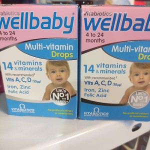 قطره مولتی ویتامین ول بیبی Wellbaby ساخت انگلیس