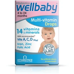 قطره مولتی ویتامین ول بیبی Wellbaby ساخت انگلیس
