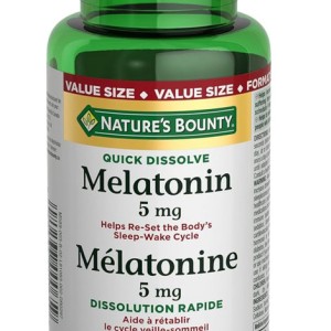 ملاتونین ۲۰۰ عددی Melatonine 5mg extra Natures Bounty