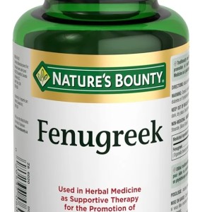 مکمل فنوگریک (شنبلیله)100 عدد Fenugreekنیچرز بونتی