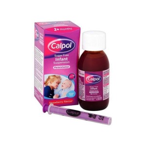شربت تب بر و مسکن 100میل +2 ماه کالپول Calpol