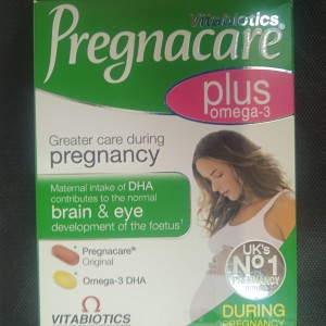 مکمل پرگناکر پلاس با امگا 3 ویتابیوتیکس Vitabiotics Pregnacare Plus