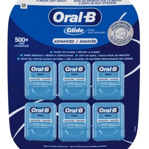 بسته 6 تایی نخ دندان Oral-B Glide پرو هیلت پیشرفته | اندازه: 43.7 یارد