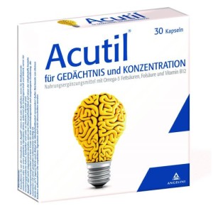 مکمل گیاهی تقویت حافظه آکوتیل Acutil Kapseln0 ساخت اتریش