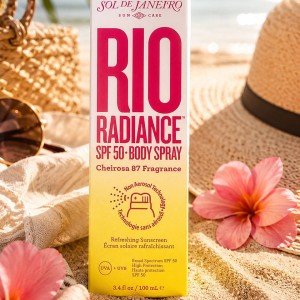 Rio Radiance™ SPF 50 Shimmering Body Oil Sunscreen  اسپری ضد آفتاب روغنی بدن Rio Radiance™ SPF 50 سول دو ژانیرو
