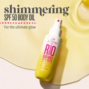 Rio Radiance™ SPF 50 Shimmering Body Oil Sunscreen  کرم ضد آفتاب روغنی بدن Rio Radiance™ SPF 50 سول دو ژانیرو