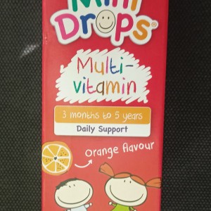 قطره مولتی‌ ویتامین کودکان 3 ماه تا ۵ سال Natures Aid – حجم ۵۰ میلی لیتر