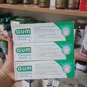 خمیردندان سفیدکننده GUM Original White (سان‌استار ) ۷۵ میل