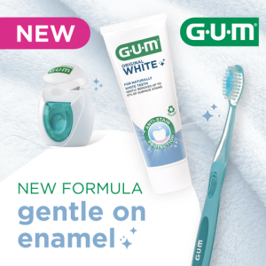 خمیردندان سفیدکننده GUM Original White (سان‌استار ) ۷۵ میل