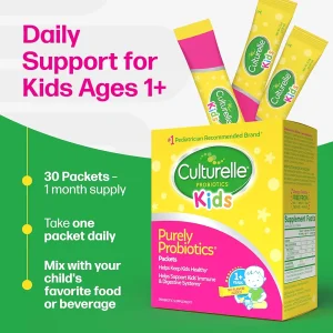 ساشه های  پروبیوتیک خالص کودکان  ۳۰ عددی Culturelle ® Kids Purely Probiotics ®