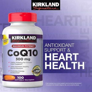 کوآنزیم کیوتن کرکلند 300 میلی گرم 100 عدد Kirkland CoQ10
