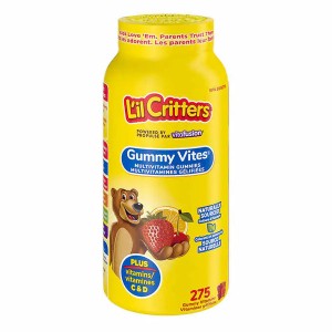 مولتی ویتامین پاستیلی خرسی  lilcritter تعداد ۲۷۵ عددی ساخت کانادا