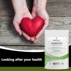 مکمل گیاهی افزایش دهنده سیستم ایمنی کوئرستین برند bodygenix ساخت انگلیس