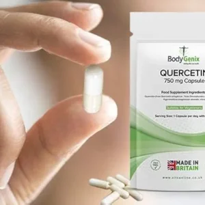 مکمل گیاهی افزایش دهنده سیستم ایمنی کوئرستین برند bodygenix ساخت انگلیس