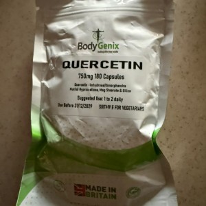 مکمل گیاهی افزایش دهنده سیستم ایمنی کوئرستین برند bodygenix ساخت انگلیس