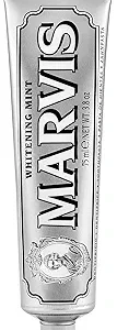 خمیر دندان بدون فلوراید گیاهی و سفید کننده marvis با طعم نعنا حجم 85 ml