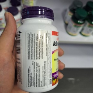 مکمل گیاهی آشواگاندا کاهش دهنده استرس و اضطراب وبر نچرالز 7200 میلی گرم 60 عددی