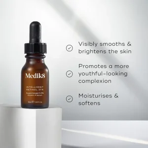 سرم شب رتینول ویتامین A فوق العاده قوی Medik8 Intelligent Retinol 3TR - 15 میل ساخت آمریکا