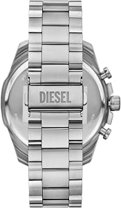 ساعت مچی ضد آب  دیزل مردانه مدل mega chief chronograph stainless steel