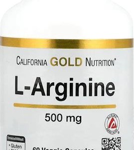 مکمل ال آرژنین ۵۰۰ میل ۶۰ عددی L-Arginine California Gold Nutrition