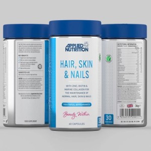 مکمل پوست، مو و ناخن اپلاید نوتریشن ۶۰ کپسول Applied Nutrition Hair, Skin &amp; Nails