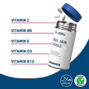 مکمل پوست، مو و ناخن اپلاید نوتریشن ۶۰ کپسول Applied Nutrition Hair, Skin & Nails