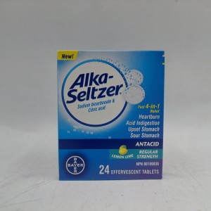 آلکا سلتزر ۲۴ عددی   Alka seltzer sodium bicarbonate & citric acid
