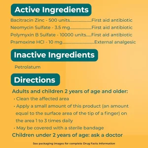 پماد آنتی بیوتیکی و ضد درد موضعی نئوسپورین Neosporin