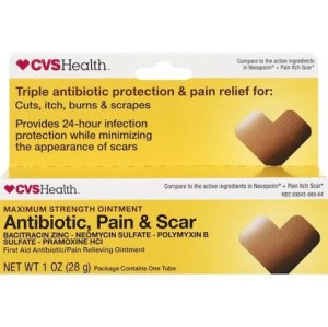 پماد آنتی‌ بیوتیک درد و جای زخم Antibiotic Pain&amp;Scar