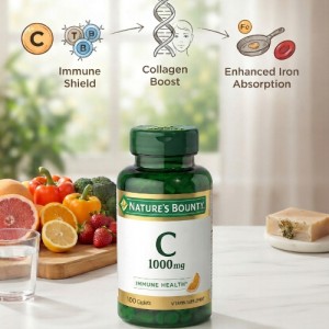 ویتامین C 1000 میلی‌گرم 100 عددی نیچرز بونتی Nature’s Bounty Vitamin C 1000 mg