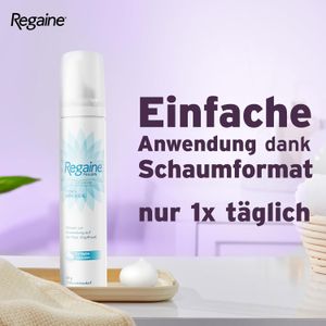 فوم ماینوکسیدیل ۵%ضد ریزش و پرپشت کننده مو مخصوص  بانوان برند regaine