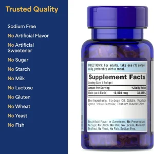مکمل بیوتین biotin ultra mega دوز ۱۰۰۰۰ میکرو گرم ساخت آمریکا ۱۰۰ عددی