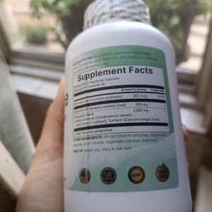 مکمل گیاهی بربرین hcl همراه با دارچین سیلان ، کروم و زردچوبه ۲۴۰ عددی ساخت آمریکا
