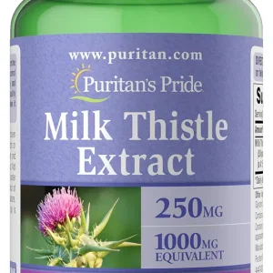 عصاره خار مریم ۱۸۰ عددی puritans pride Milk Thistle Extract 250mg/1000