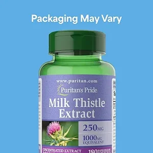 عصاره خار مریم ۱۸۰ عددی puritans pride Milk Thistle Extract 250mg/1000