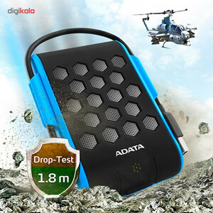 هارد اکسترنال ای دیتا مدل HD720 ظرفیت یک ترابایت دارای رابط USB Type-A 3.2