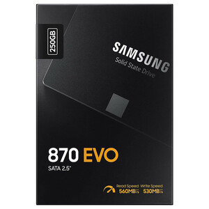 اس اس دی اینترنال SATA III سامسونگ مدل EVO 870 ظرفیت 250 گیگابایت