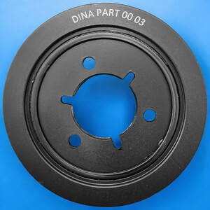 پولی سر میل لنگ دینا پارت مدل R2 کد TU5 مناسب برای پژو ۴۰۵ SLX و پارس TU5