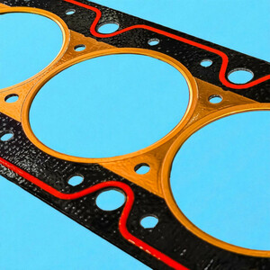 واشر سر سیلندر تقویتی سه سوراخ تعمیر سوم میلور مدل XU7.XU7P.XUM مناسب برای پژو 405 و پارس