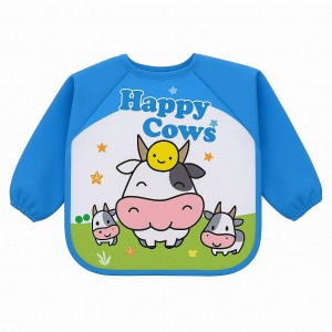 پیشنبد آستین دار ضد آب طرح cow